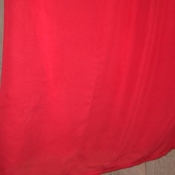 Banana Republic 14 Gorgeous Vibrant Red Sleeveless Blouse - Picture 12 of 14